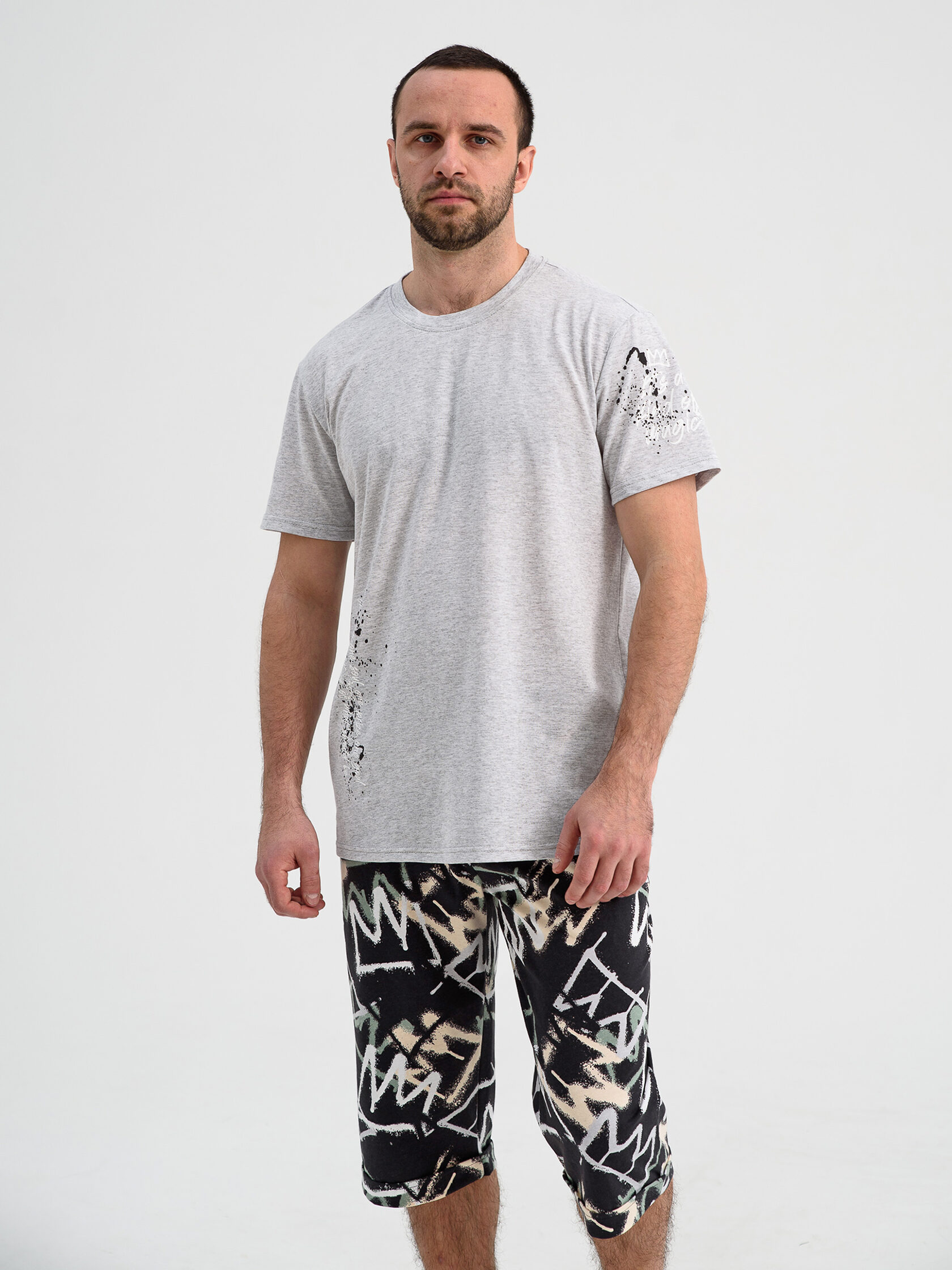 
Комплект мужской "Граффити" (бриджи)