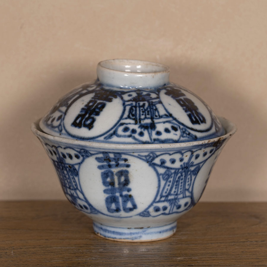 Гайвань старинная фарфоровая