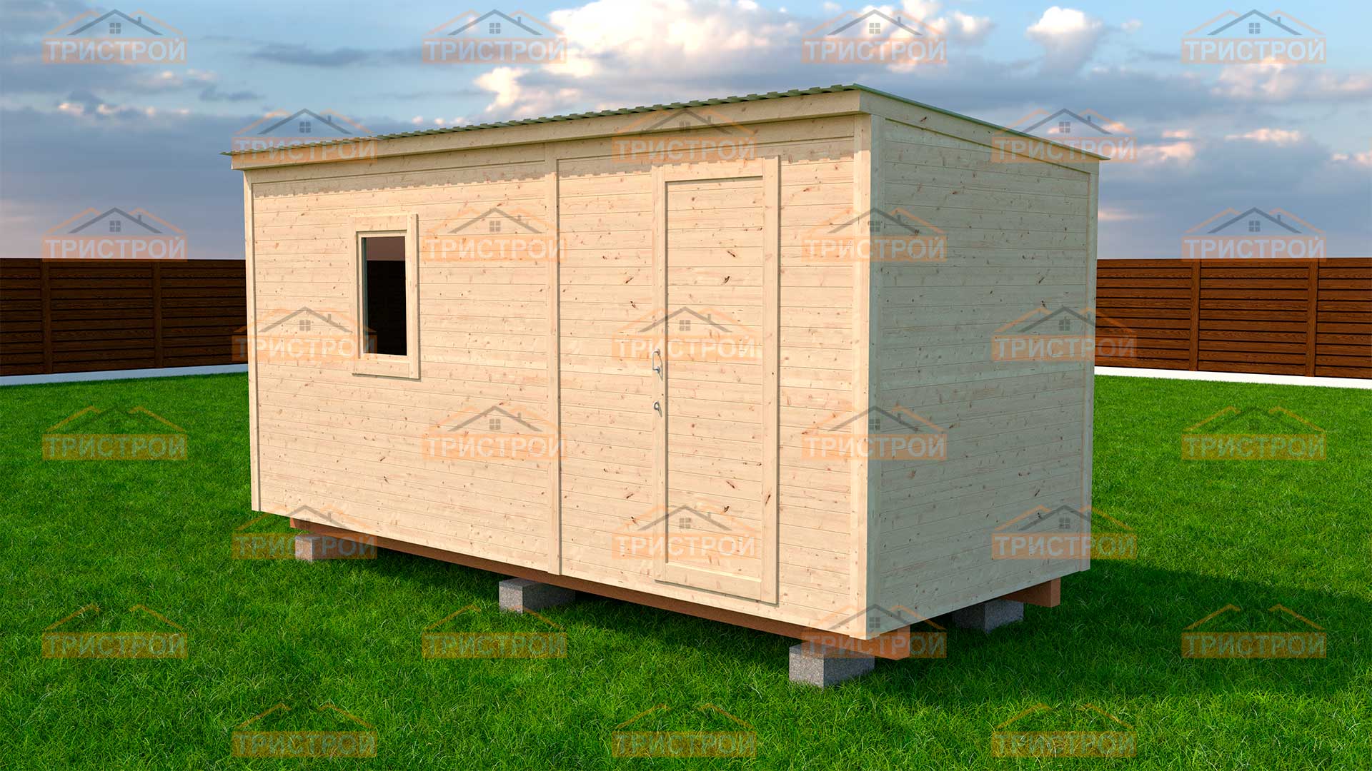 Бытовка 5х2,1 "Стандарт" - TreeStroy
