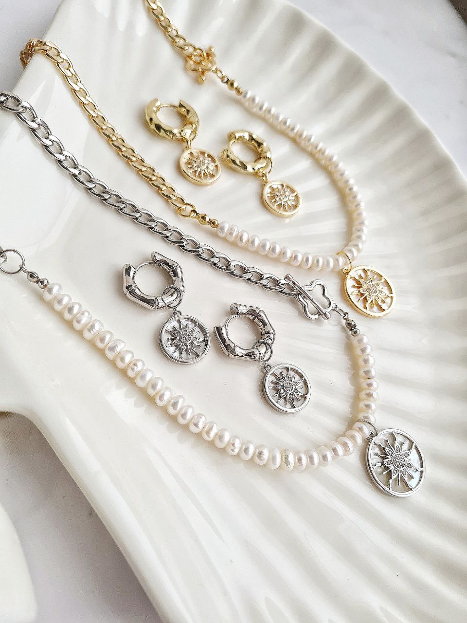 колье комбинированное