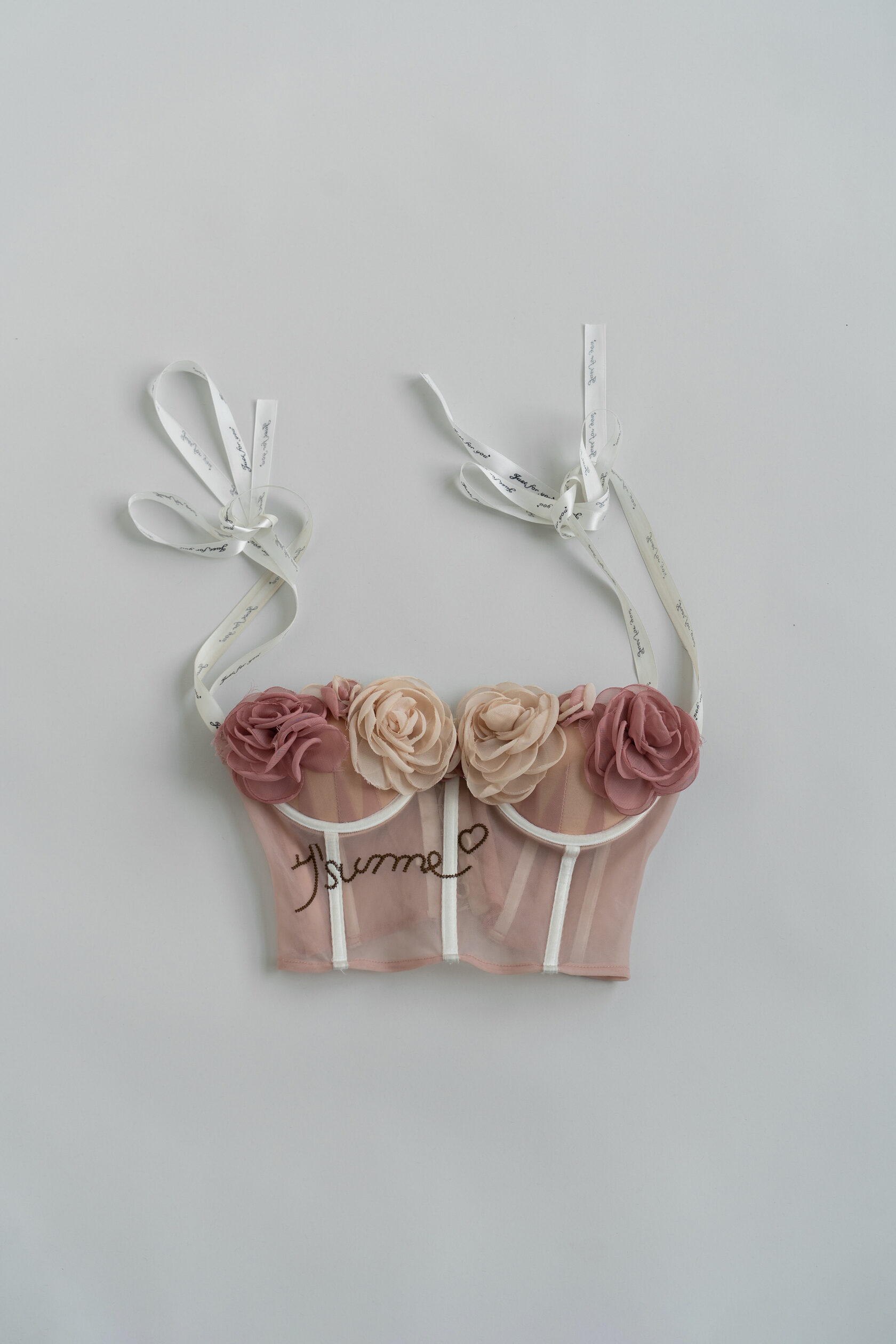 Топ с цветами