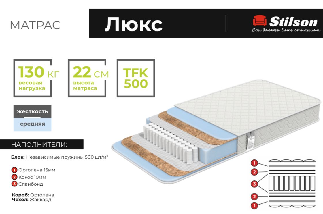 Матрас люкс new 160 200