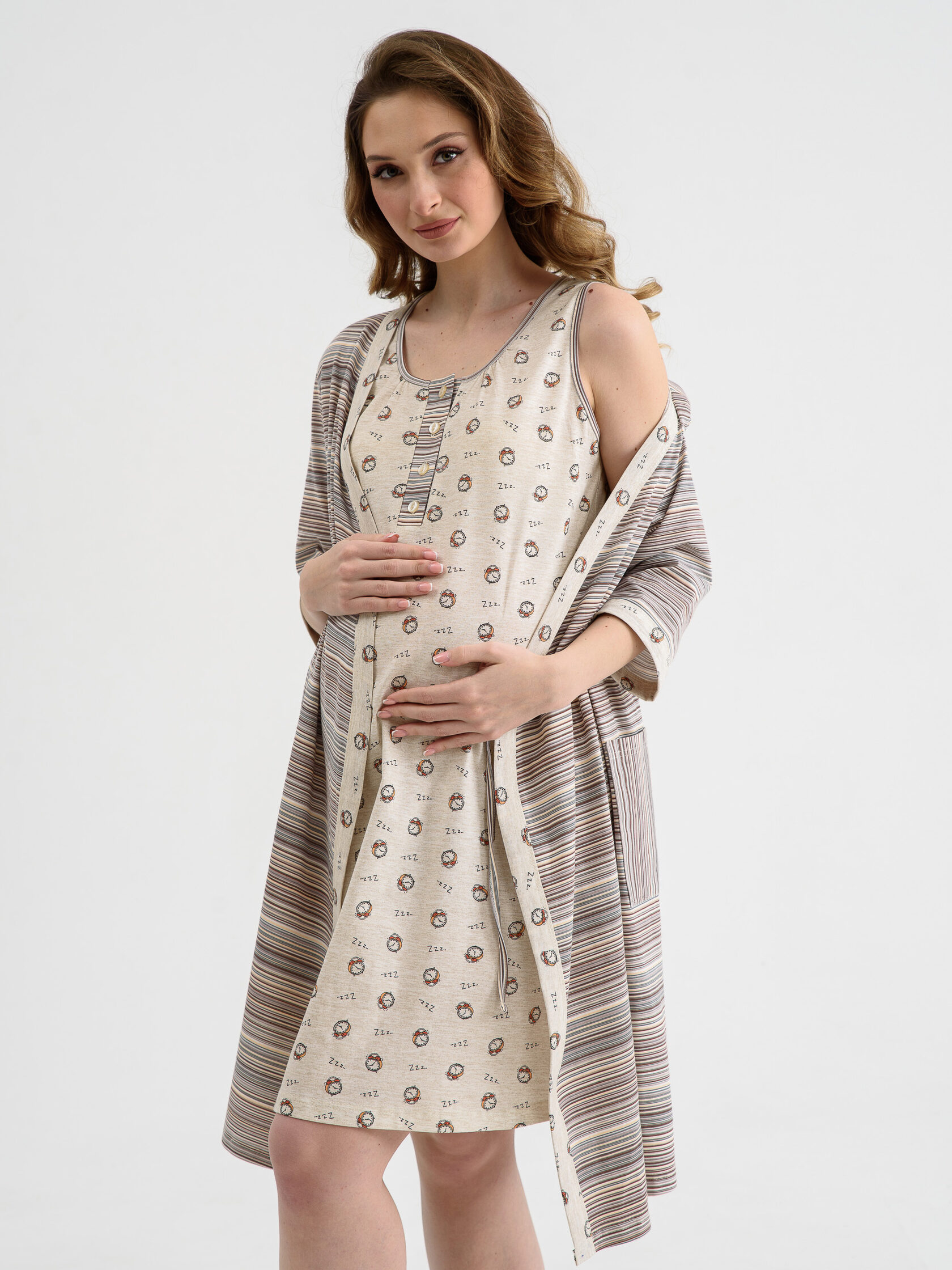 
Комплект женский "Часики" для беременных