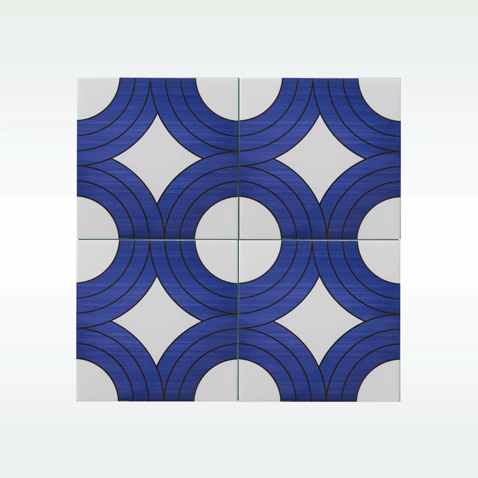 Дизайнерская плитка с узором «восьмерки» RAL 5002