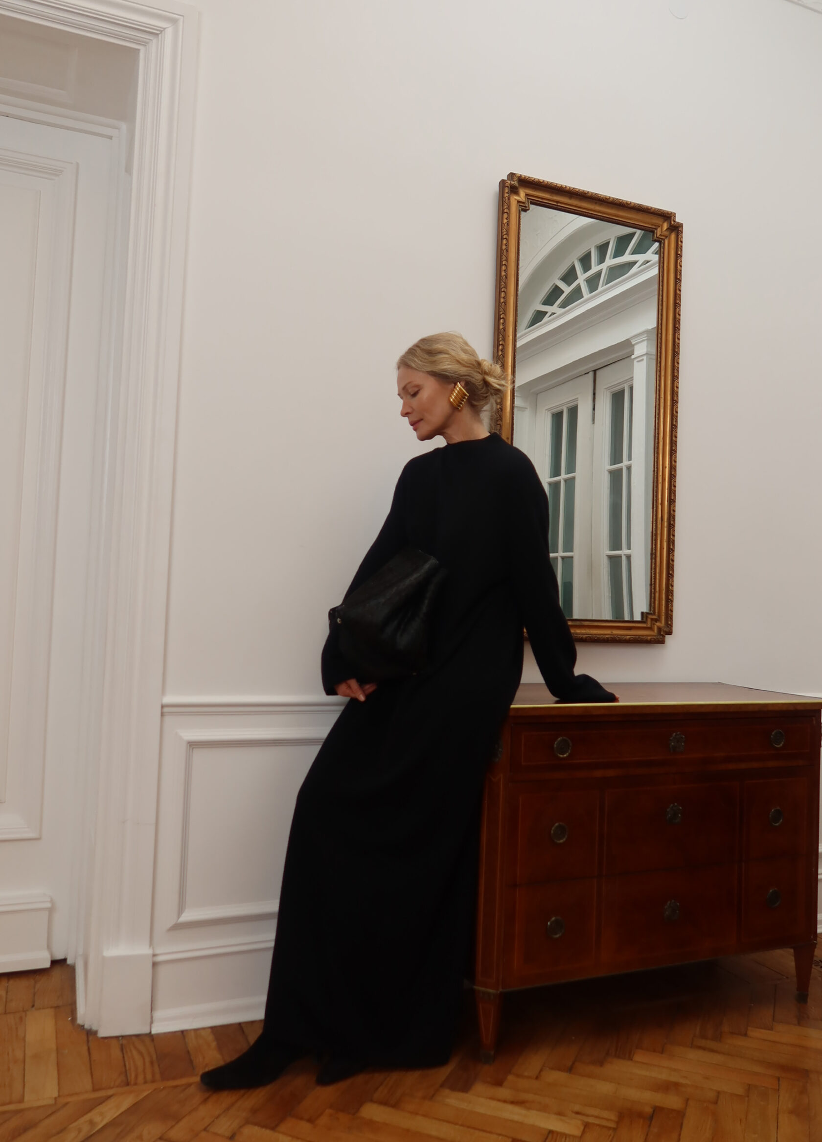 

Платье Prima из шерсти - Чёрное, Diamond black;чёрный