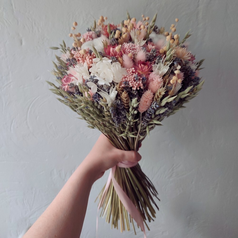 Букет из сухоцветов Тёплое прикосновение