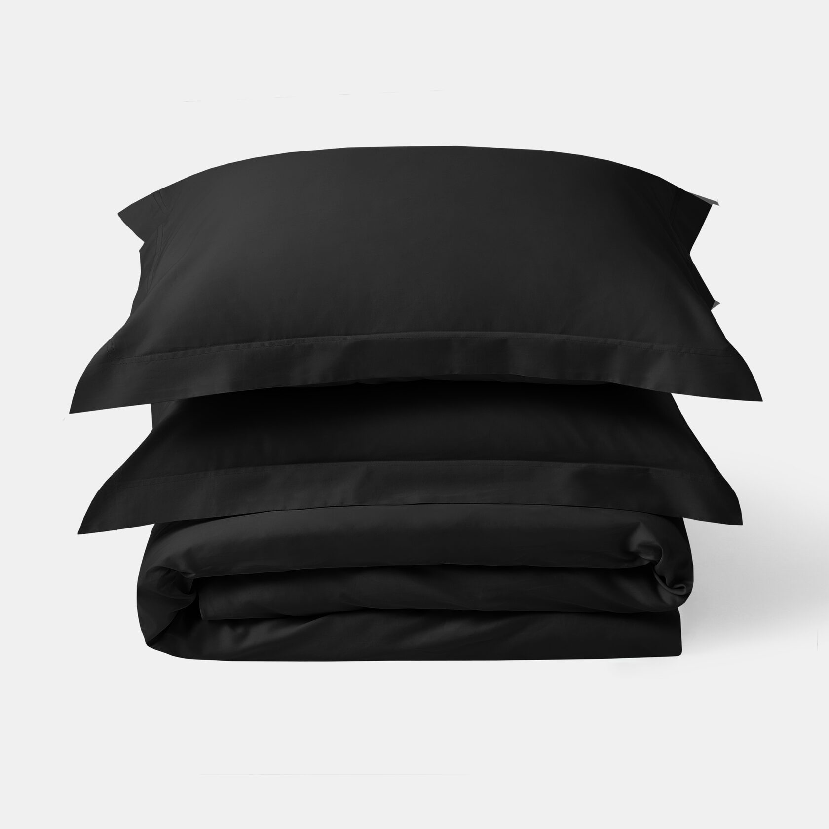 Комплект постельного белья из сатина 300ТС Black - 150x200 2 шт 21670₽