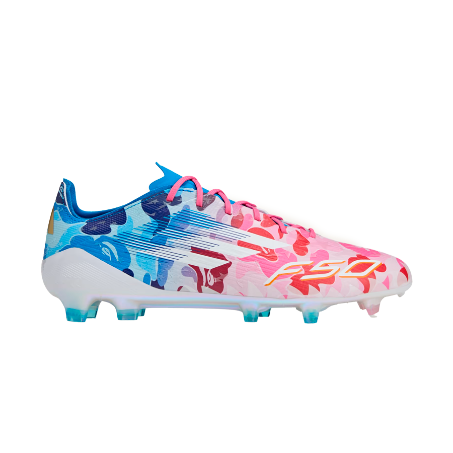 け*ん様 A BATHING APE × adidas F50 Elite FG BAPE x adidas F50 Elite FG (JS0573) — лимитированные футбольные