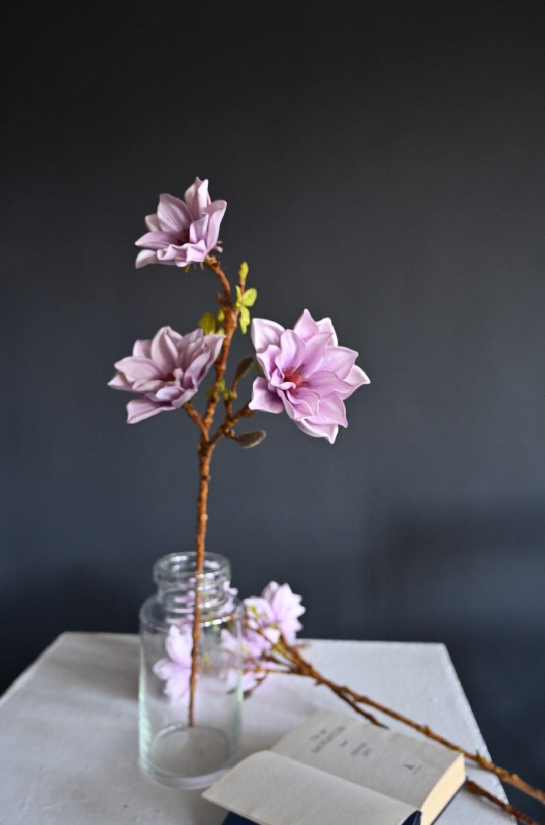 Искусственный цветок «Магнолия сиреневая»