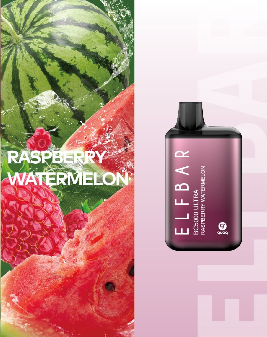 Elf Bar BC5000 ULTRA - Raspberry Watermelon (с подзарядкой) купить в Минске