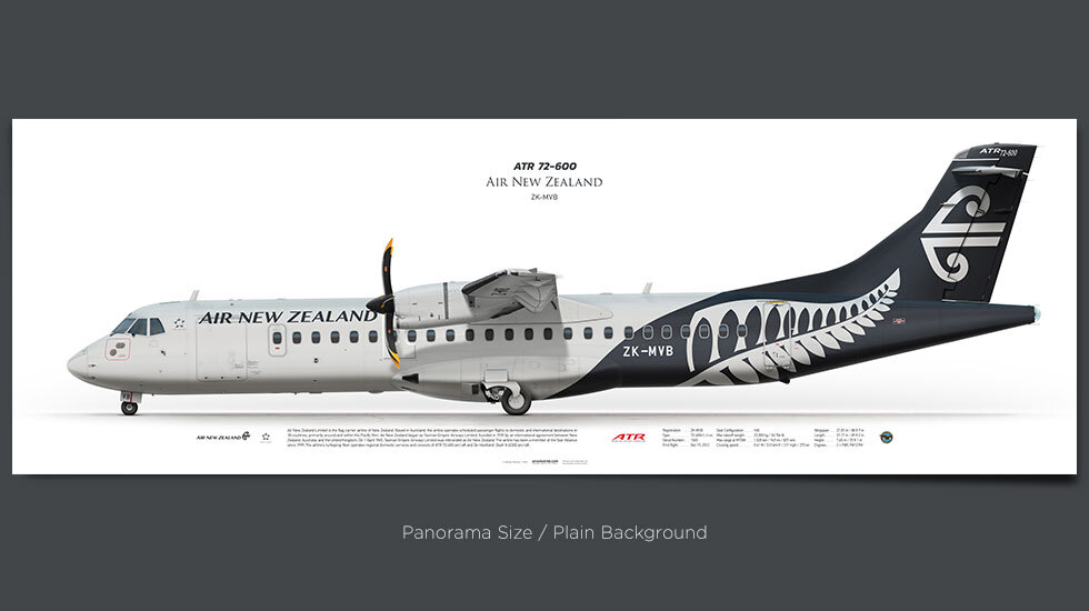 Air New Zealand ATR 72-600 ZK-MVB | Aviaposter