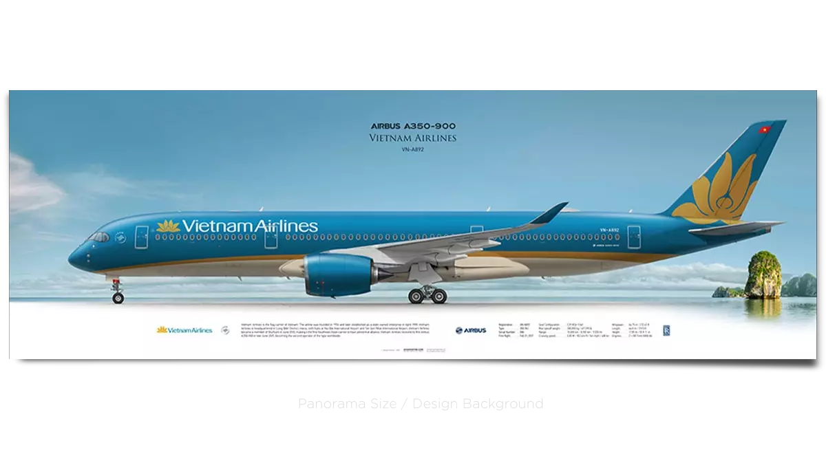 Vietnam Airlines Airbus A350-900 VN-A892 | Aviaposter