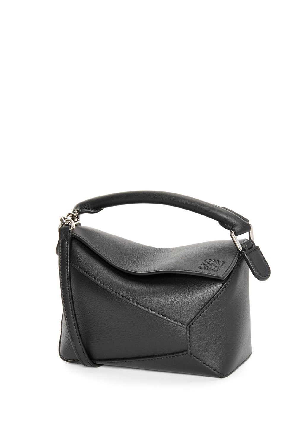 Loewe Mini Puzzle Bag Classic Calfskin Black Idealism