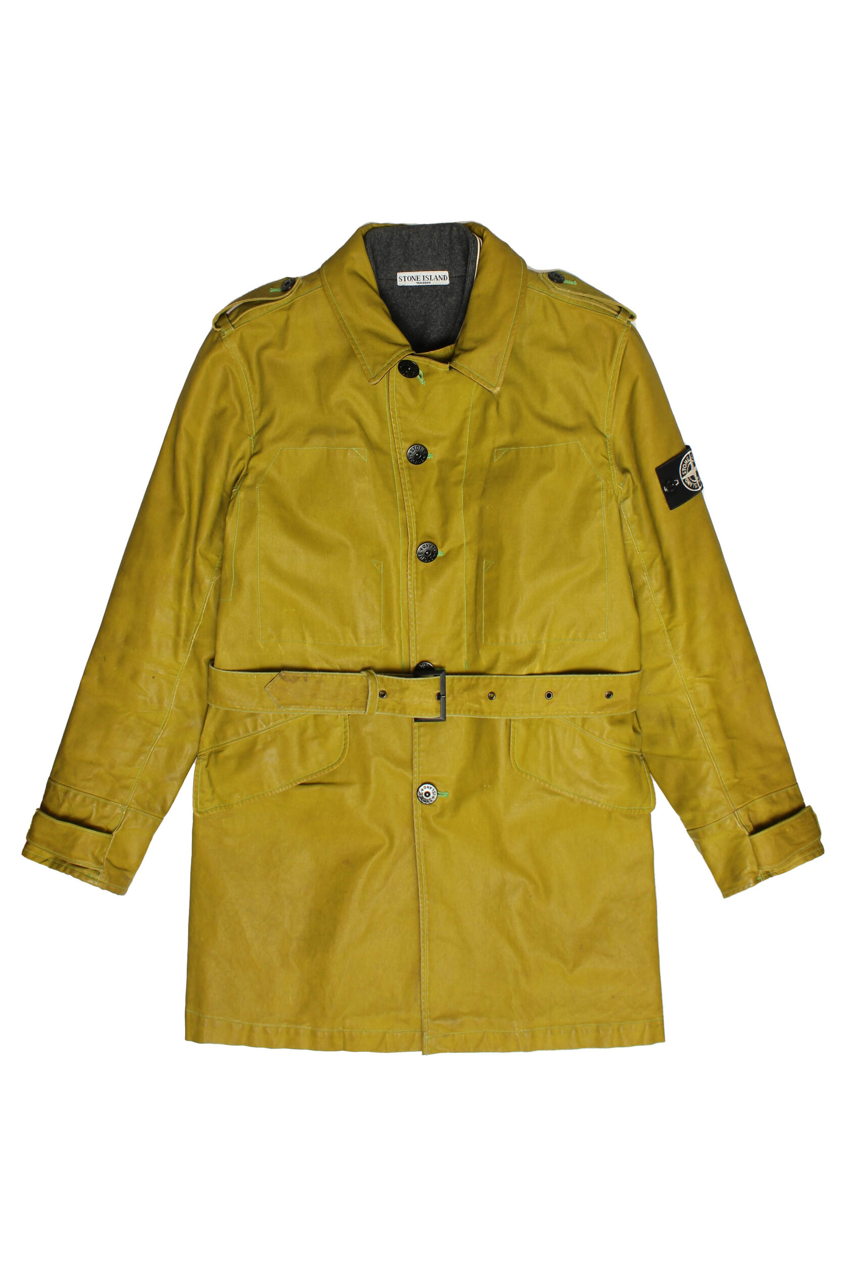 Stone island waxed ice hot sale jacket