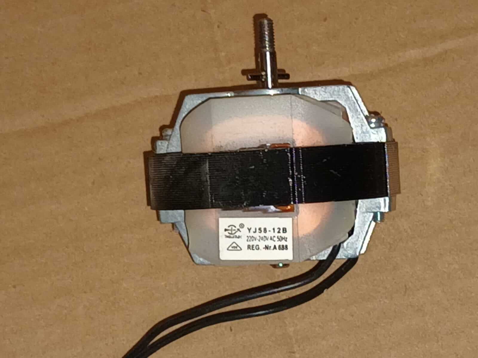 Двигатель вентилятора с резьбой и штифтом на валу YJ58-12