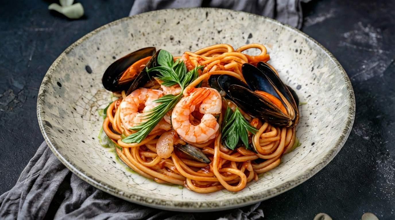 Спагетти Фрутти де Маре