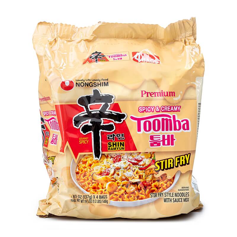 Лапша Шин Рамен жареная с острым и сливочным вкусом "Stir Fry Shin ...
