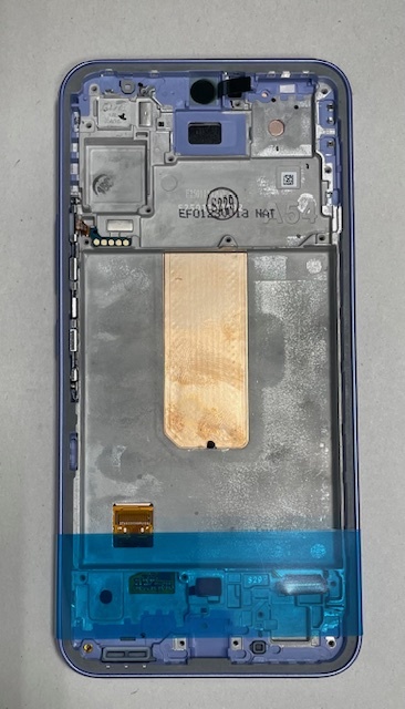 Дисплей с тачскрином Samsung (Самсунг) A546 / A54 (сервисный 100% оригинал) (фиолетовый) с рамкой