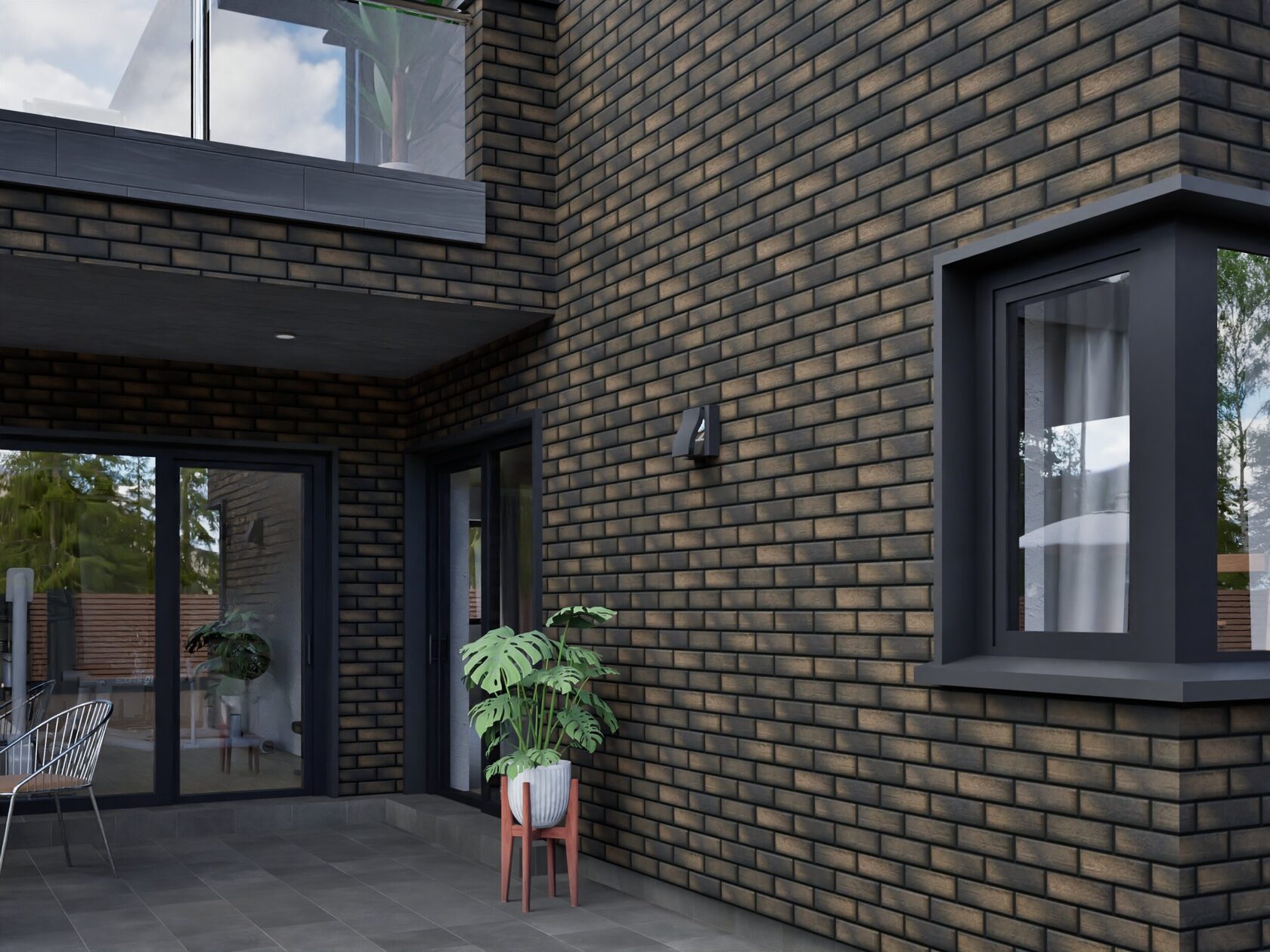 Термопанель Beryoza Ceramica Brick House Коричневый — фото 6