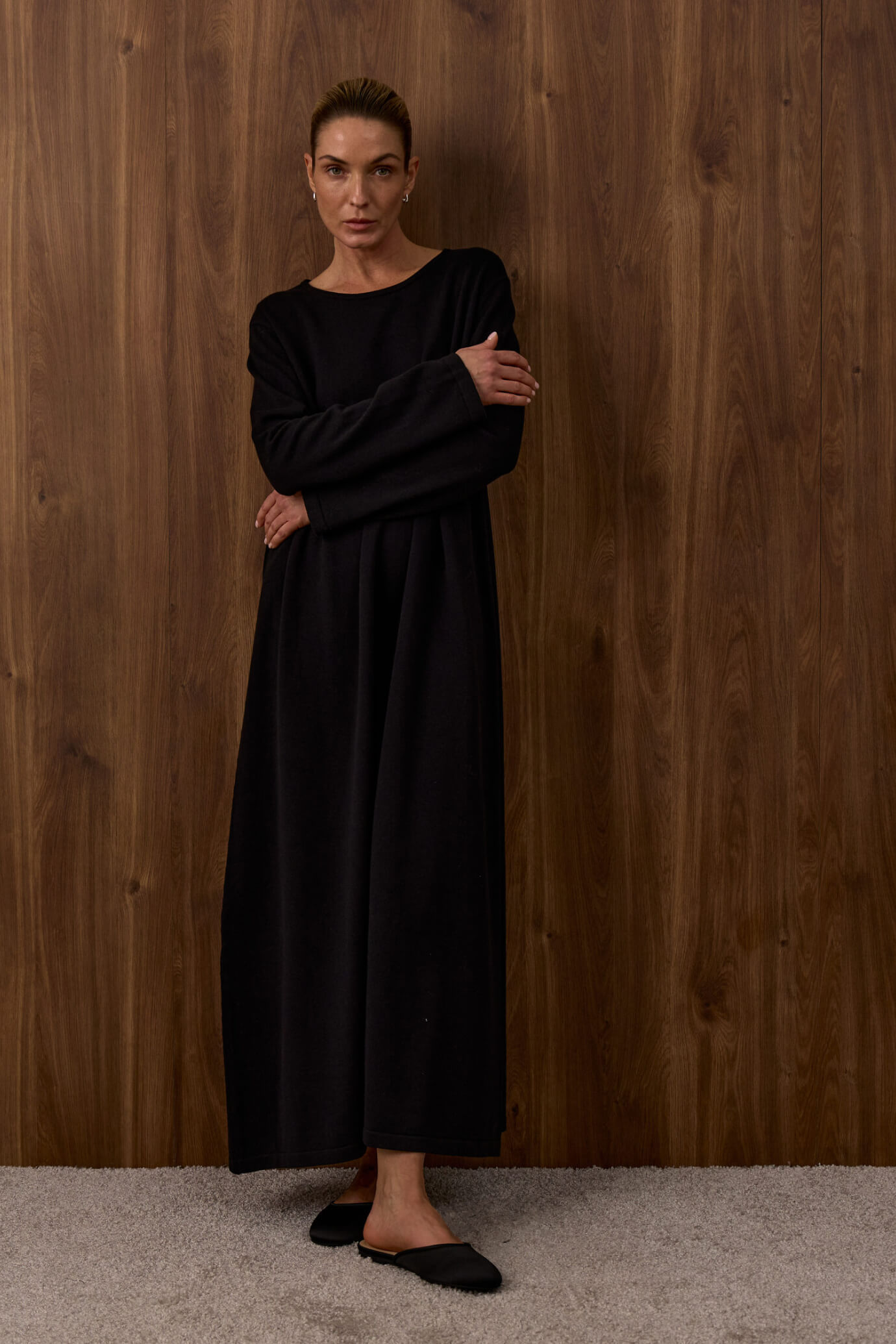 

Платье Prima из мерсеризованного хлопка - Чёрное, Black;чёрный