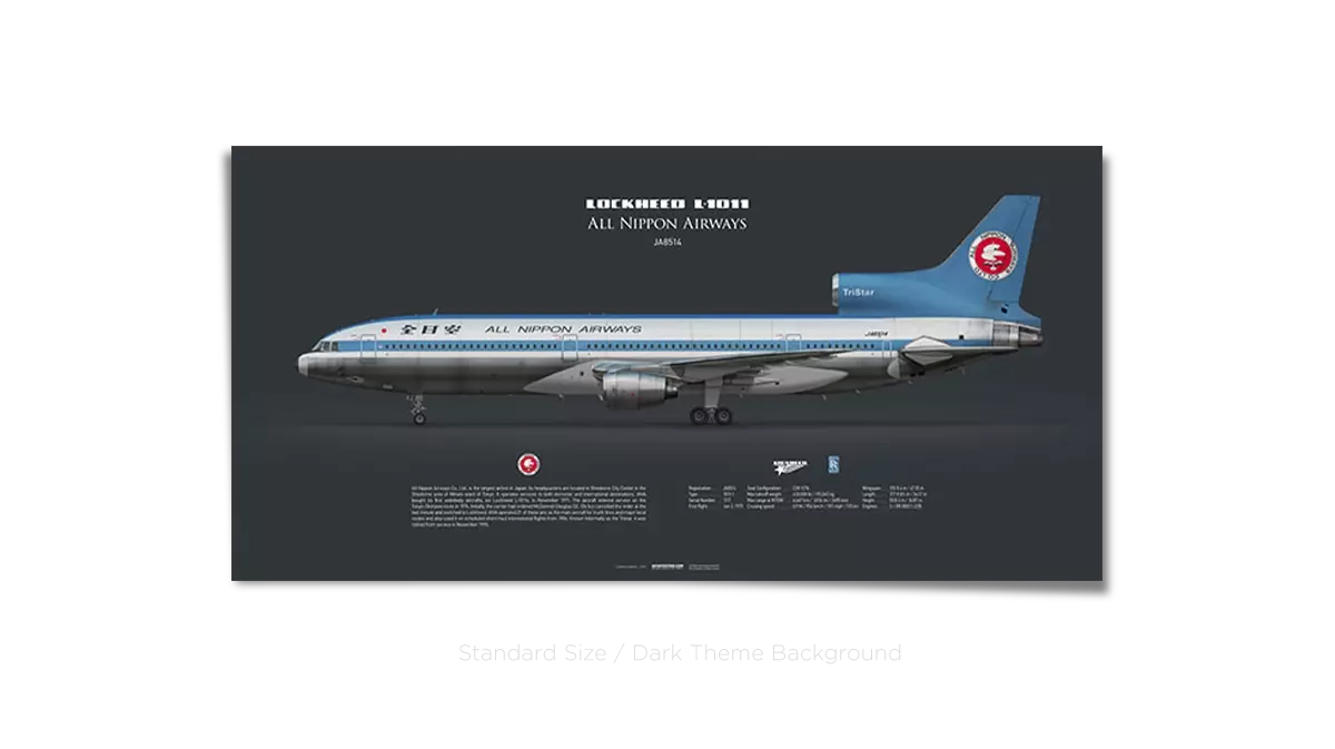 All Nippon Airways Lockheed L-1011 JA8514 | Aviaposter