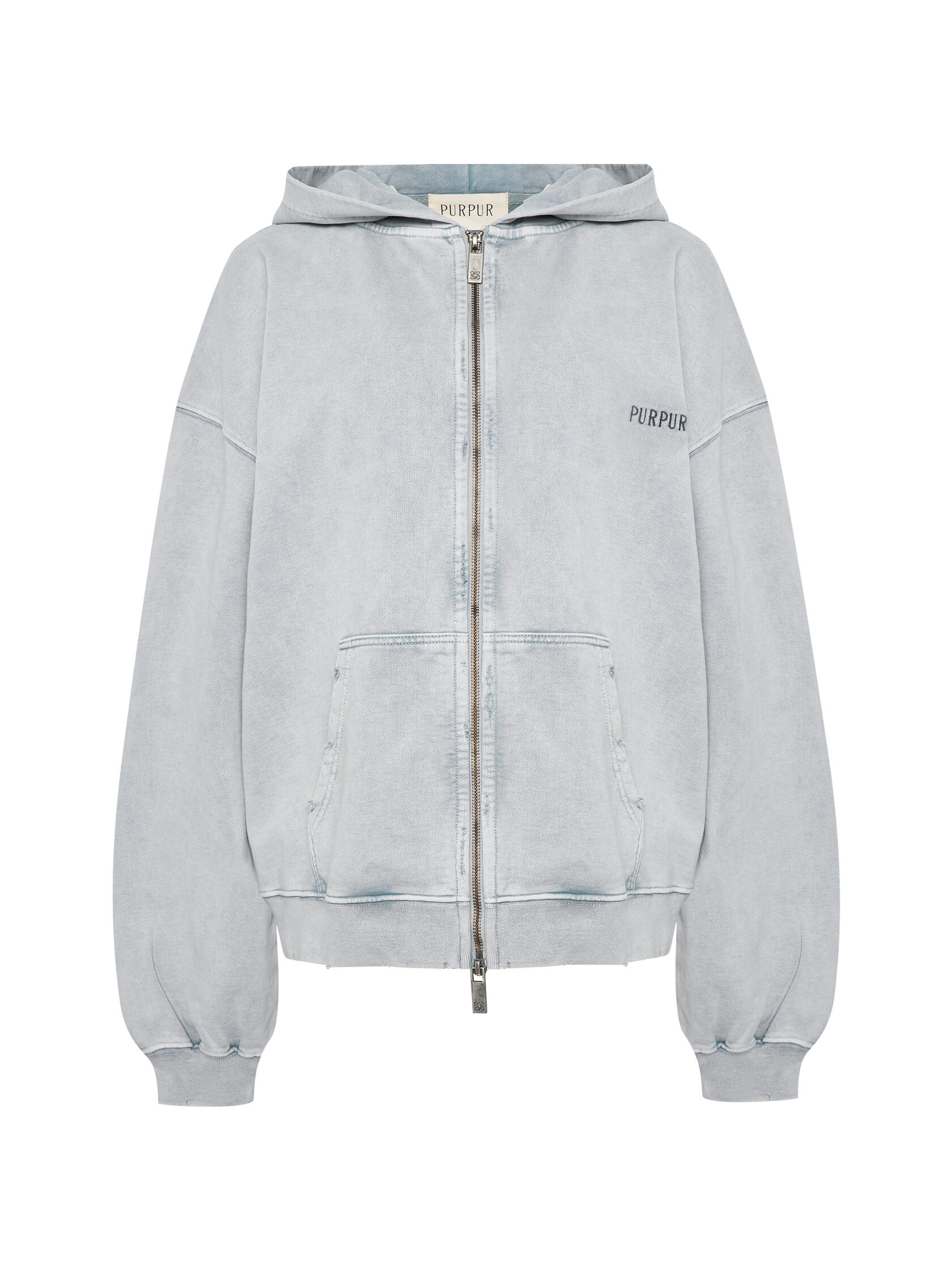 ZIP HOODIE BOILED GREY