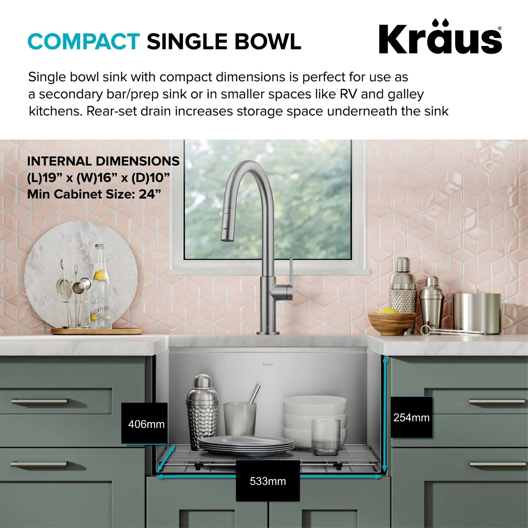 Кухонна мийка Kraus KWU111-21 - изображение 8