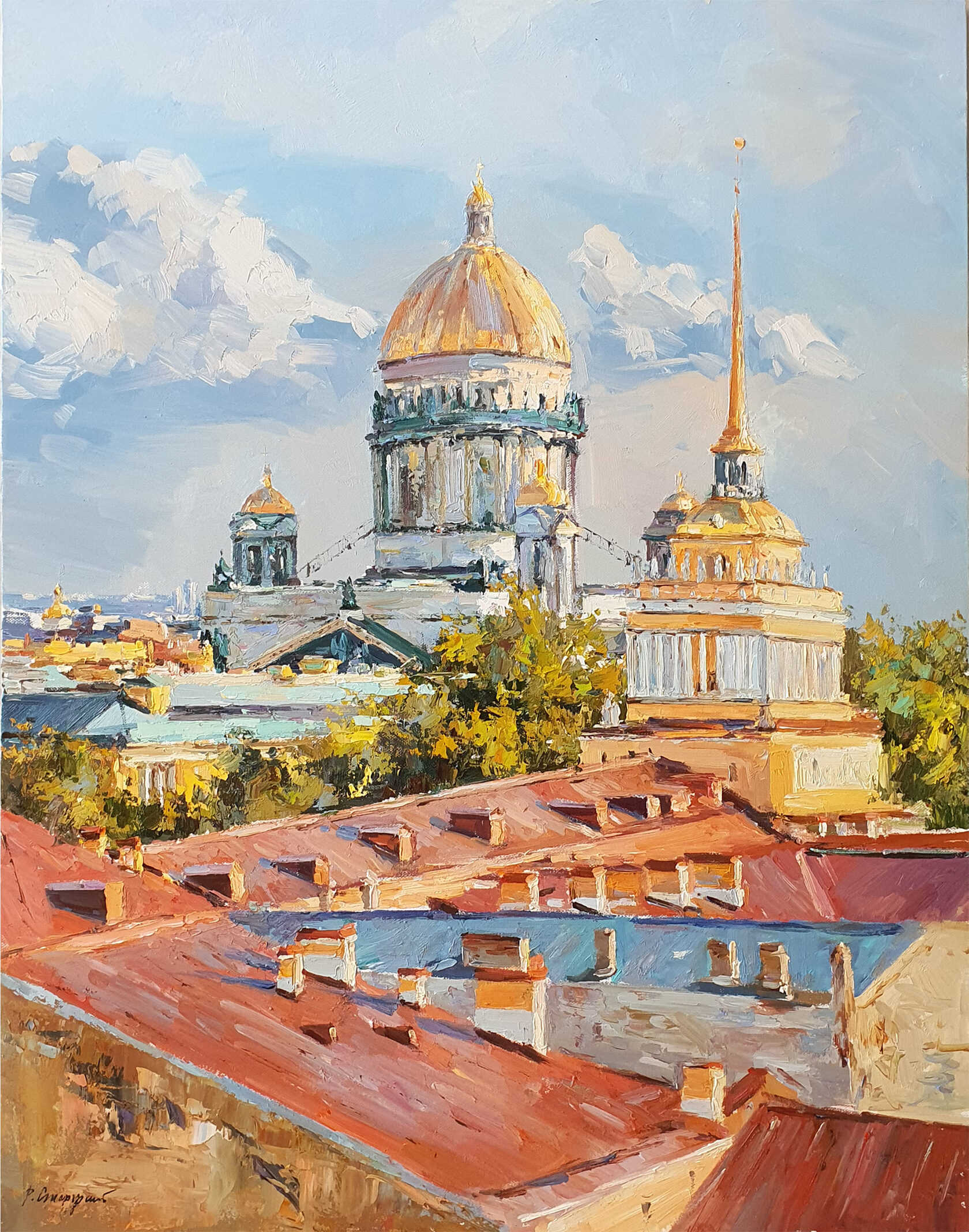 Картина «Солнечный день в Петербурге» - Стахурский Рустем