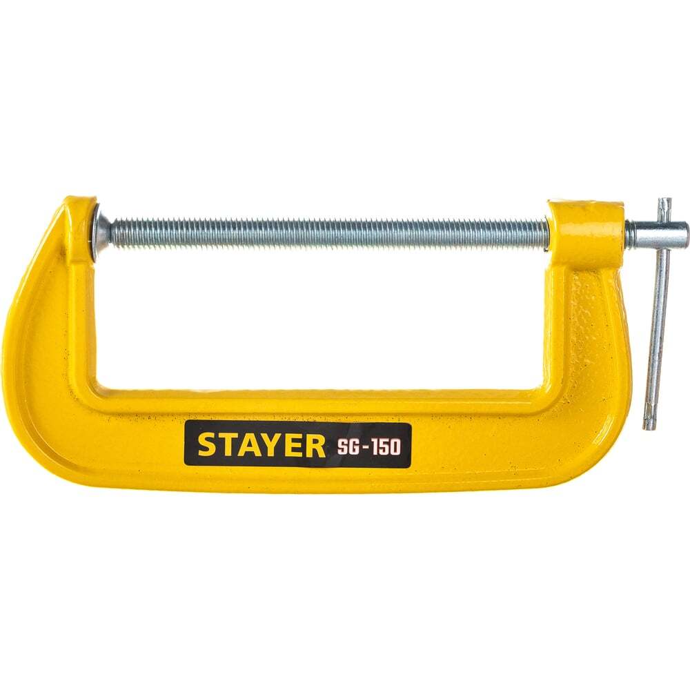 Струбцина SG, чугунная, SG-150, 150 мм, STAYER (3215-150)