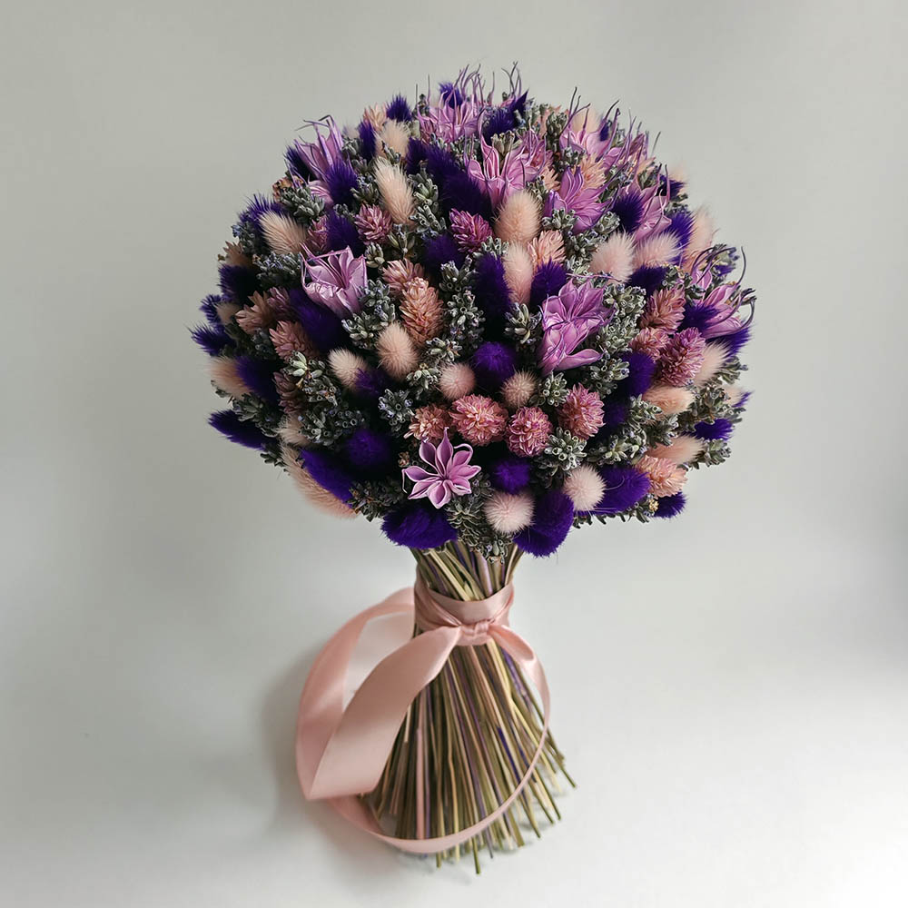 Снопик из сухоцветов Ежевичный джем