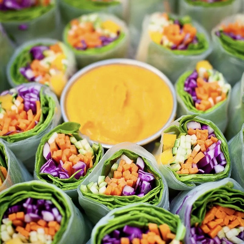 Fresh Veggie Spring Rolls