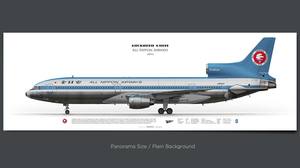 All Nippon Airways Lockheed L-1011 JA8514 | Aviaposter