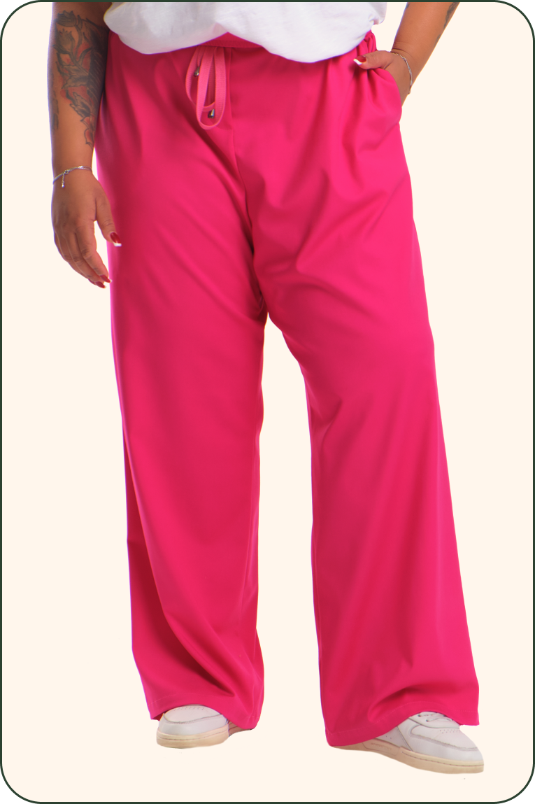 Брюки «Хризантема», фуксия