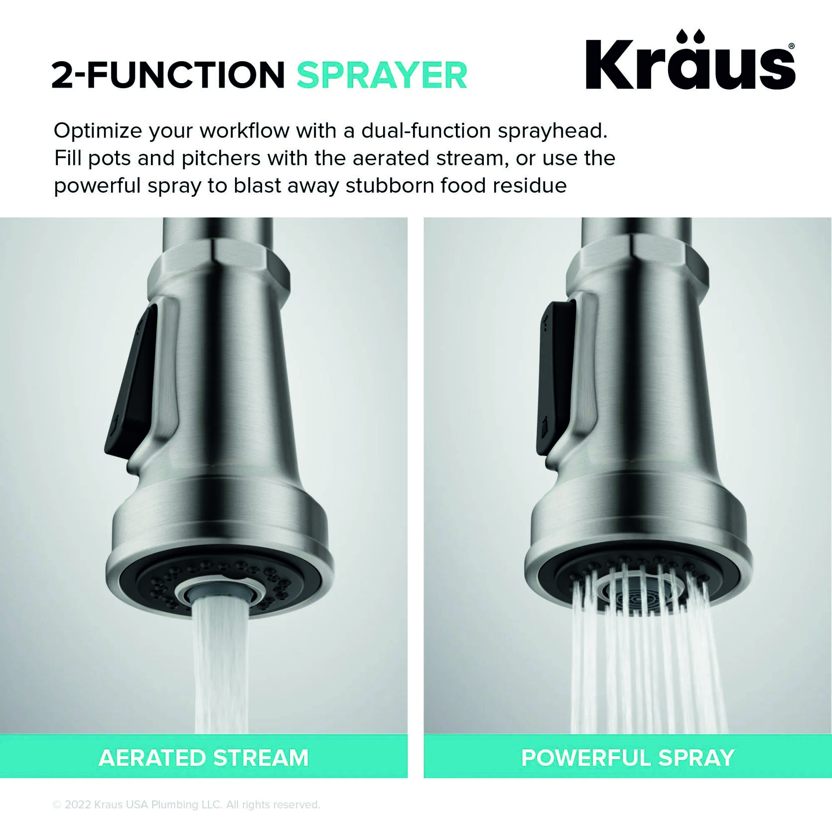 Кухонный смеситель Kraus KPF-4102SFACB - изображение 6