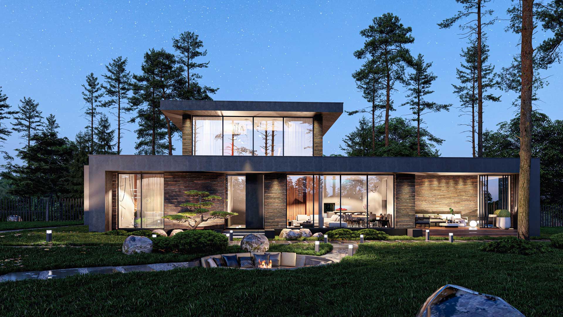 Дом в стиле минимализм в СПб и ЛО — Premium House