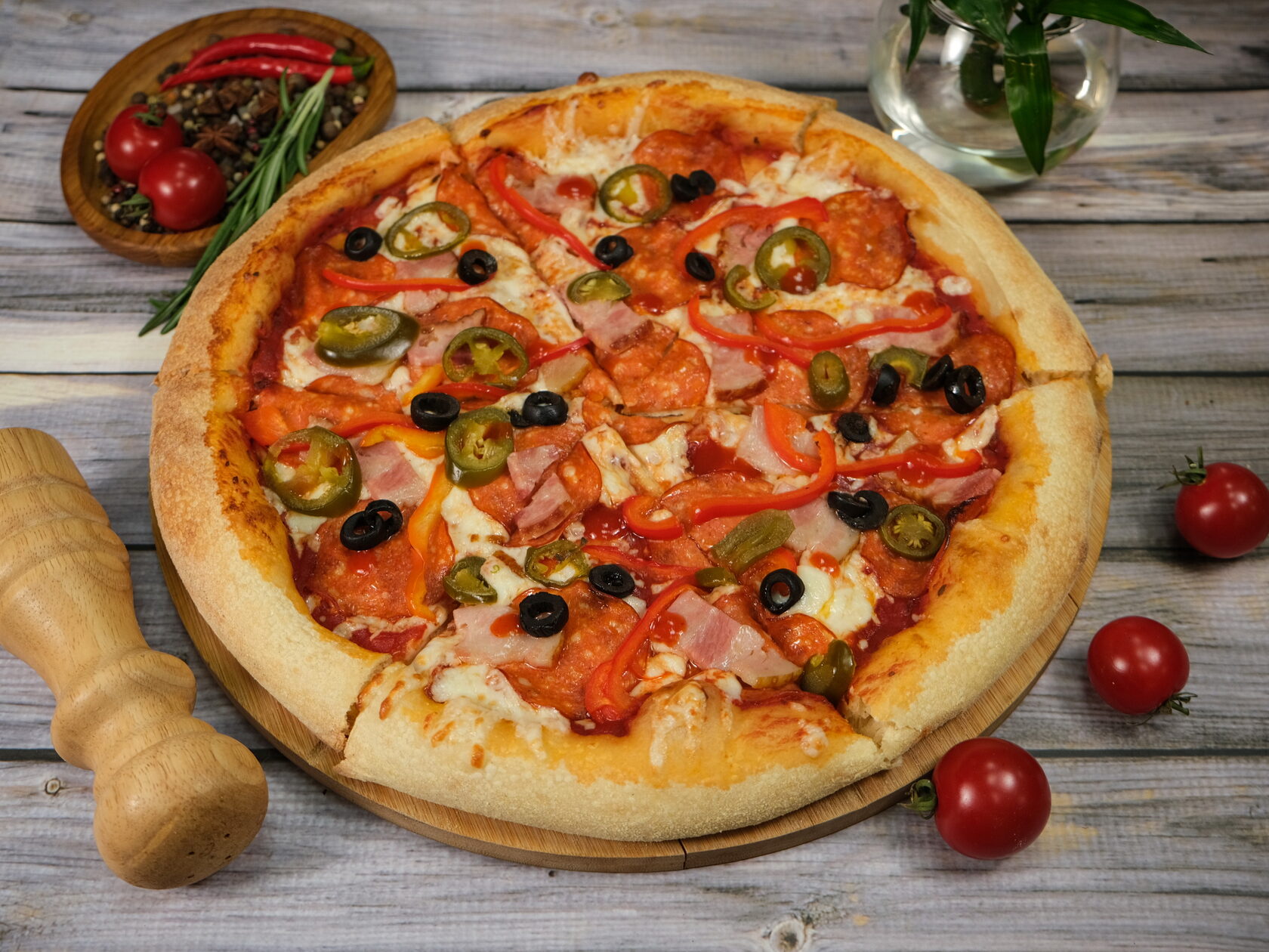 я хочу пиццу с перцем луком пепперони и оливками фото 24