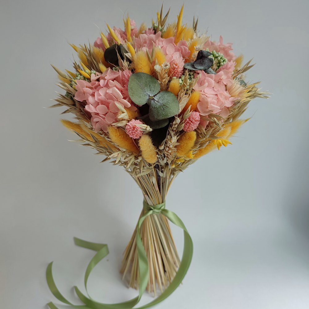 Букет сухоцветов Солнечное настроение