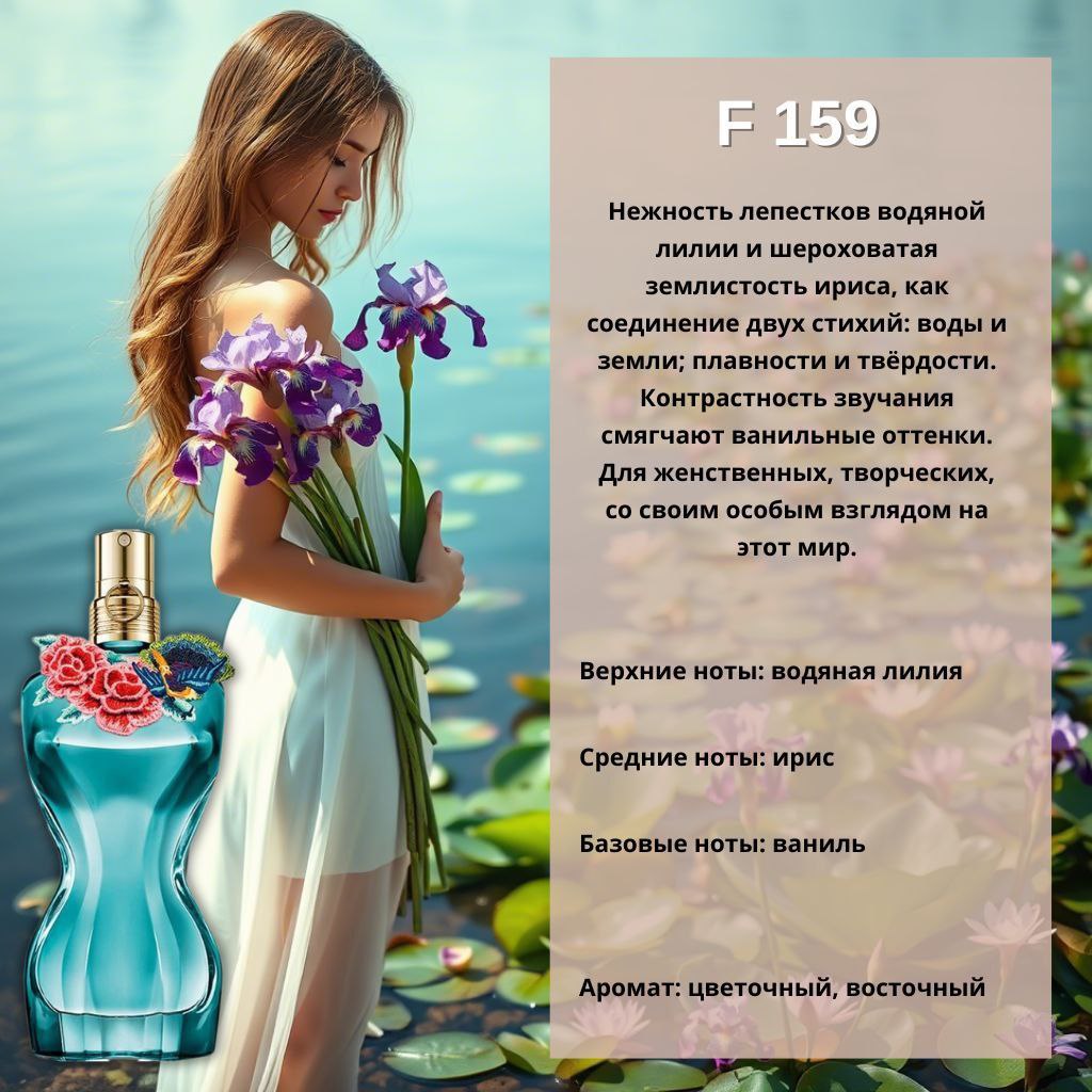 Аромат MARSO F 159 по мотивам La Belle Fleur Terrible Jean Paul Gaultier.