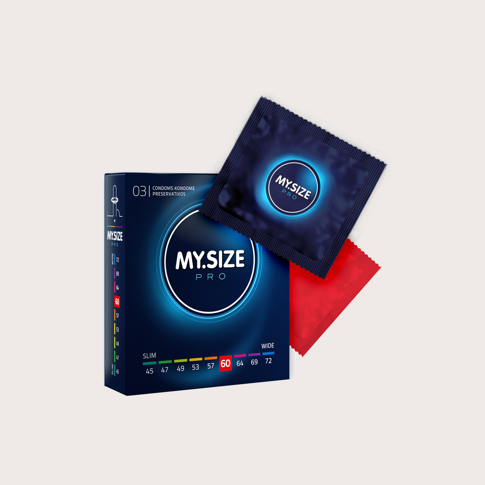 MY.SIZE Презервативы, размер 60, 3 шт - MY.SIZE