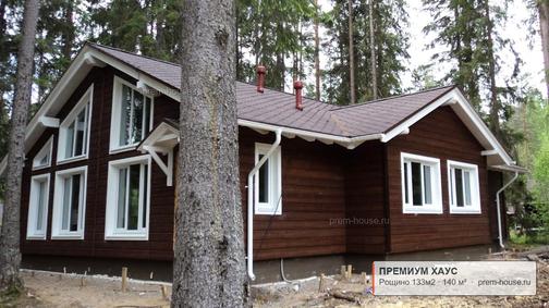 Строительство дома Рощино 133м2 — в скандинавском стиле