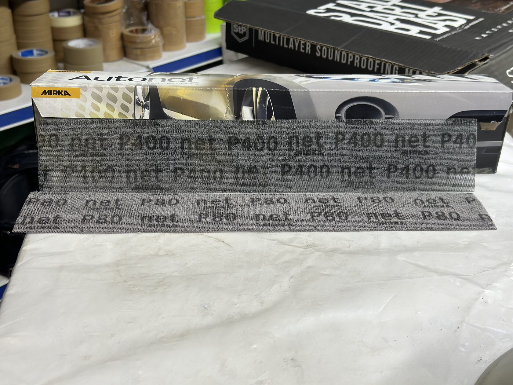 Шлиф сетка P320 Autonet 70*420 мм