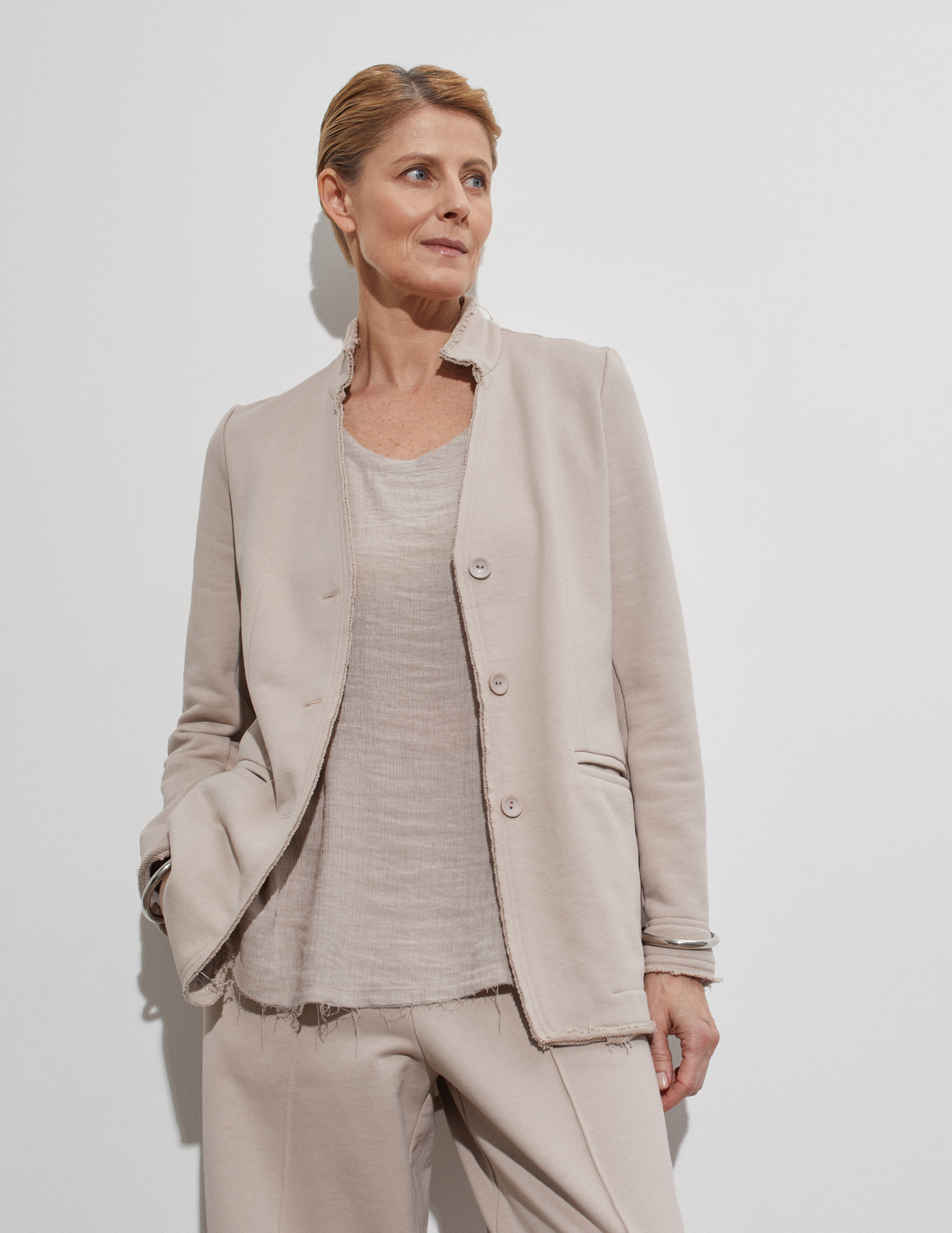 Жакет из футера CLASSIQUE