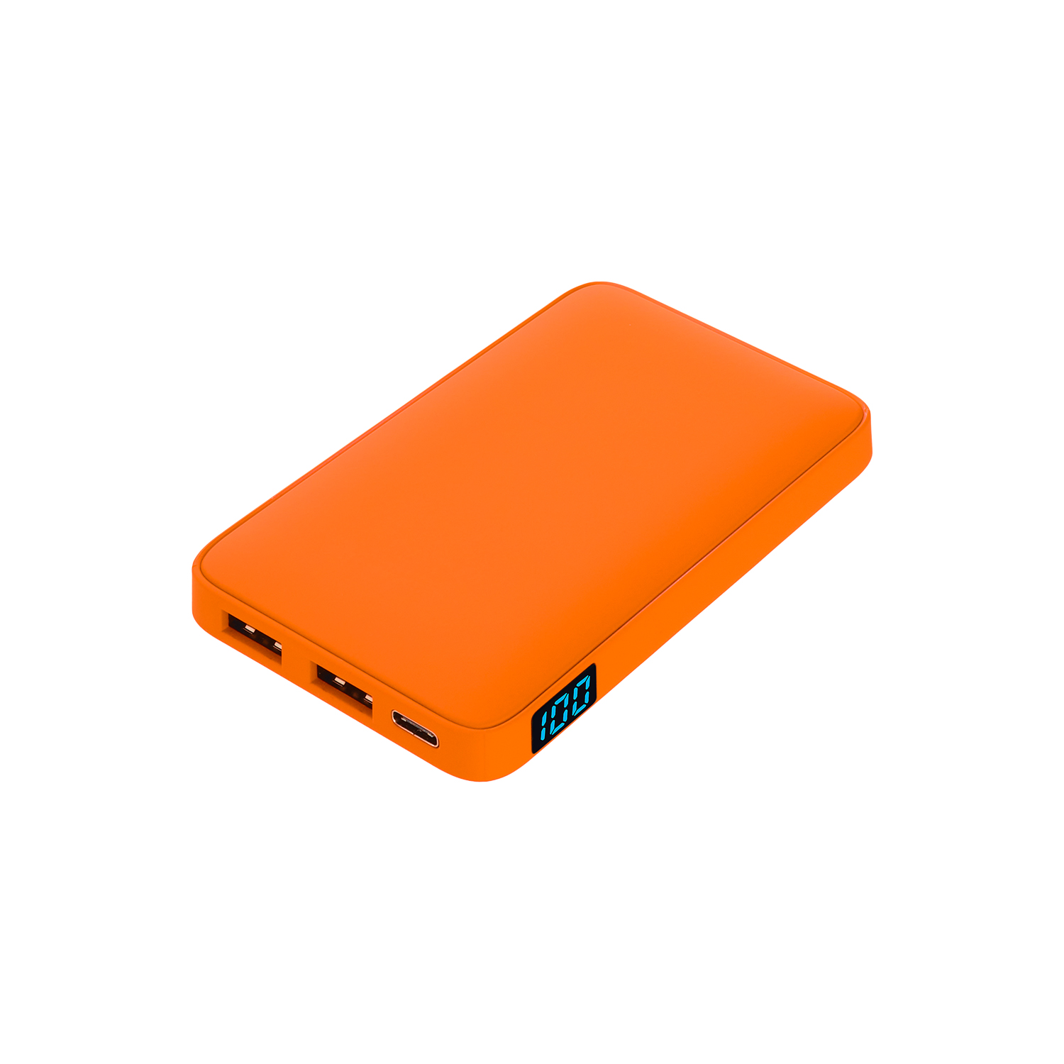 Внешний аккумулятор с подсветкой Ancor 5000 mAh, оранжевый — фото 1