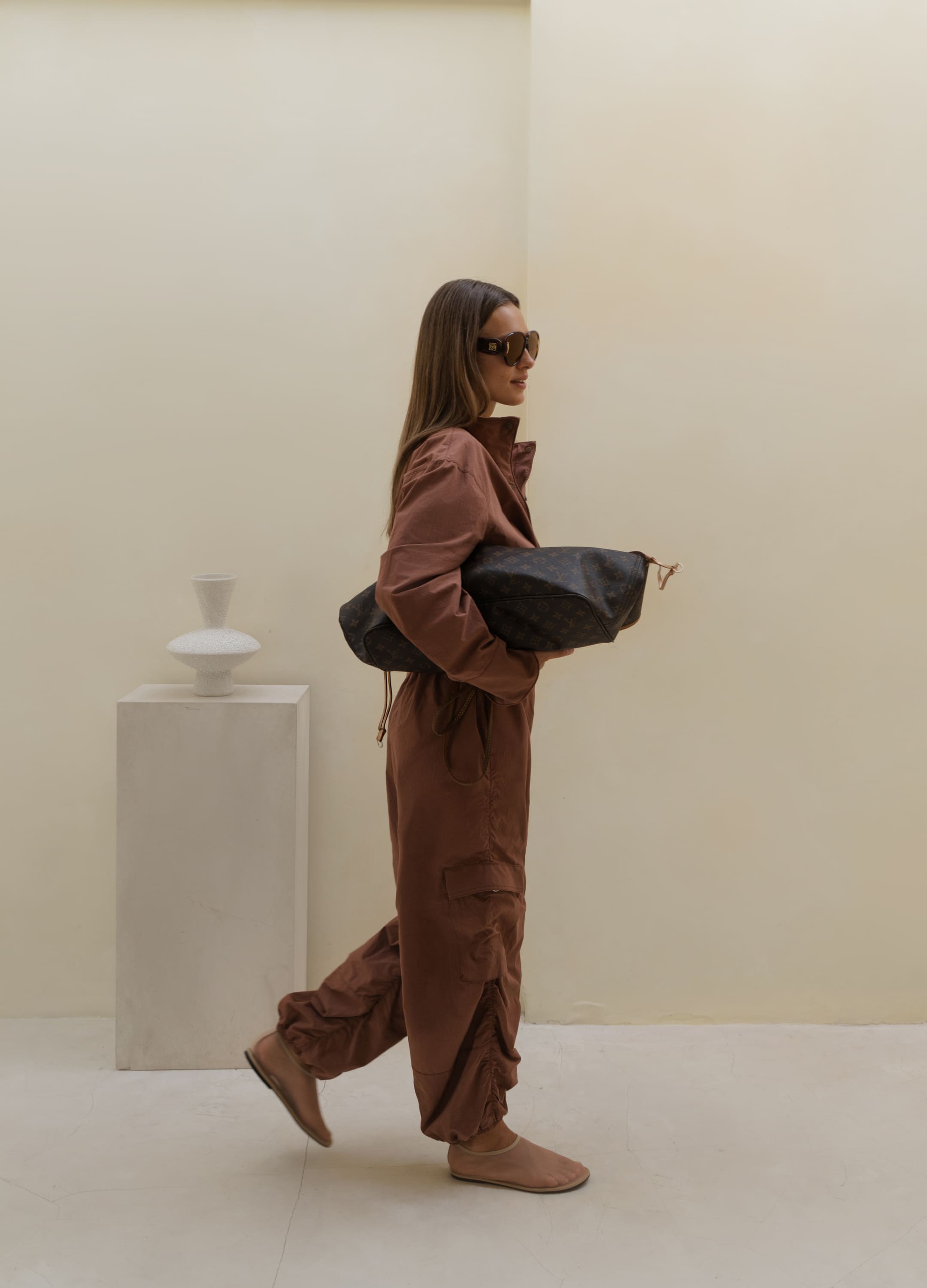 

Костюм Safari: рубашка + брюки из хлопка Supima - Коричневый, Coffee;коричневый