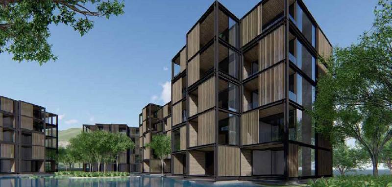 ЖК MGallery Residences MontAzure, Камала пляж, Пхукет — вид комплекса