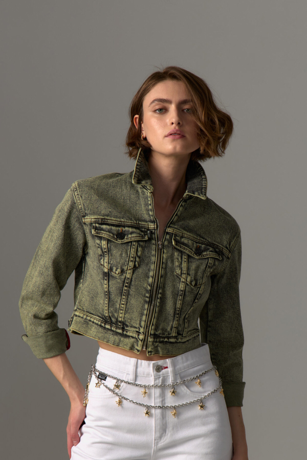 BLCV: Джинсовая куртка Dangar Vintage Light Green
