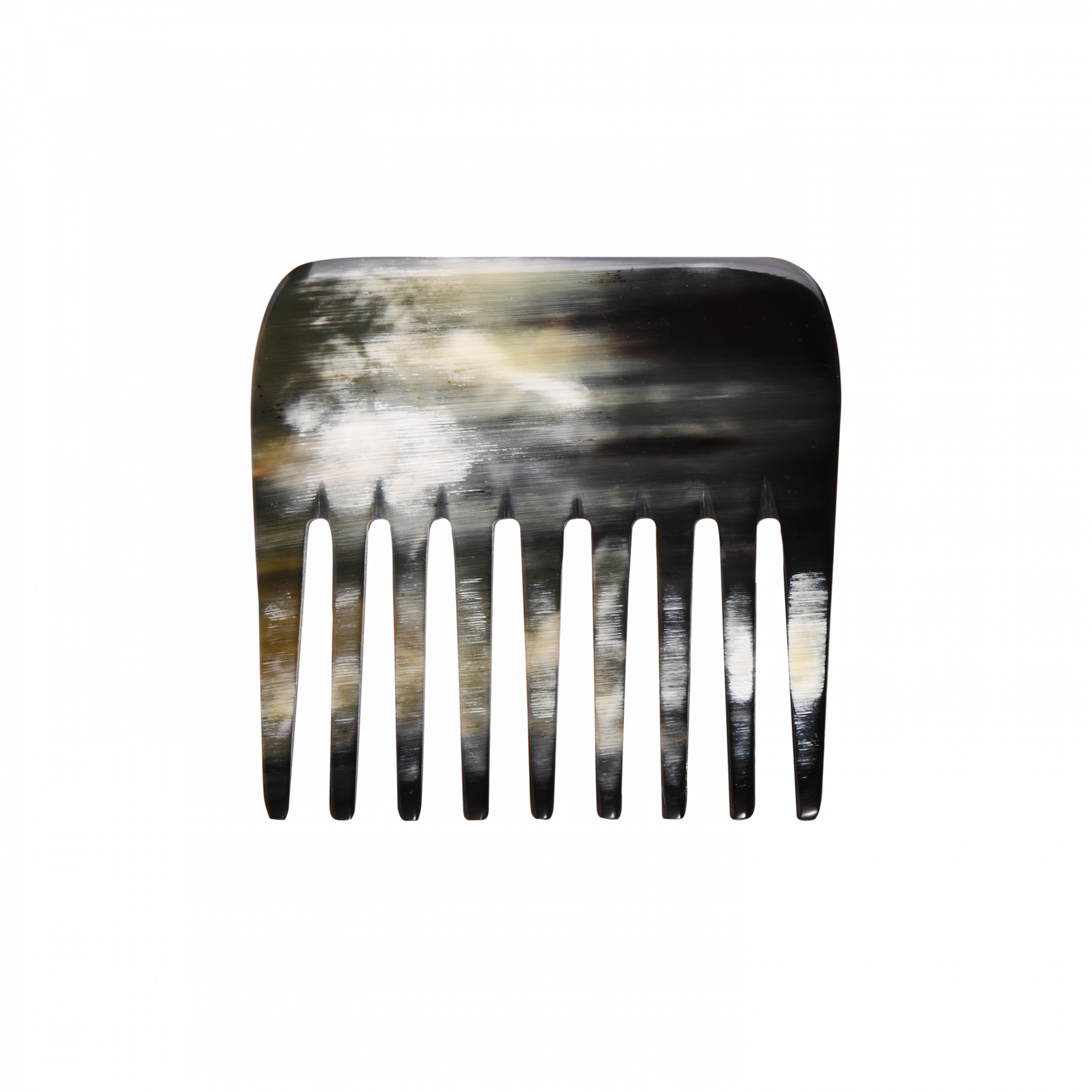 Квадратный гребень, натуральный рог