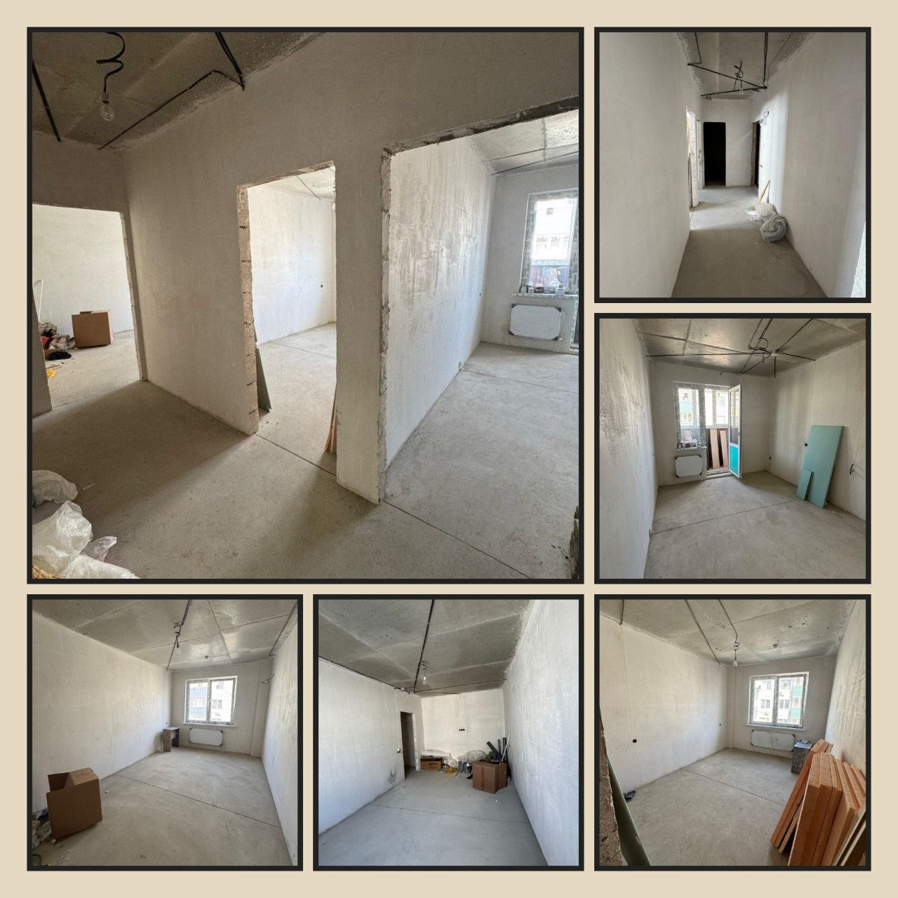 2-комнатная квартира, 54 м², ЖК Краски · П. Краснодарский