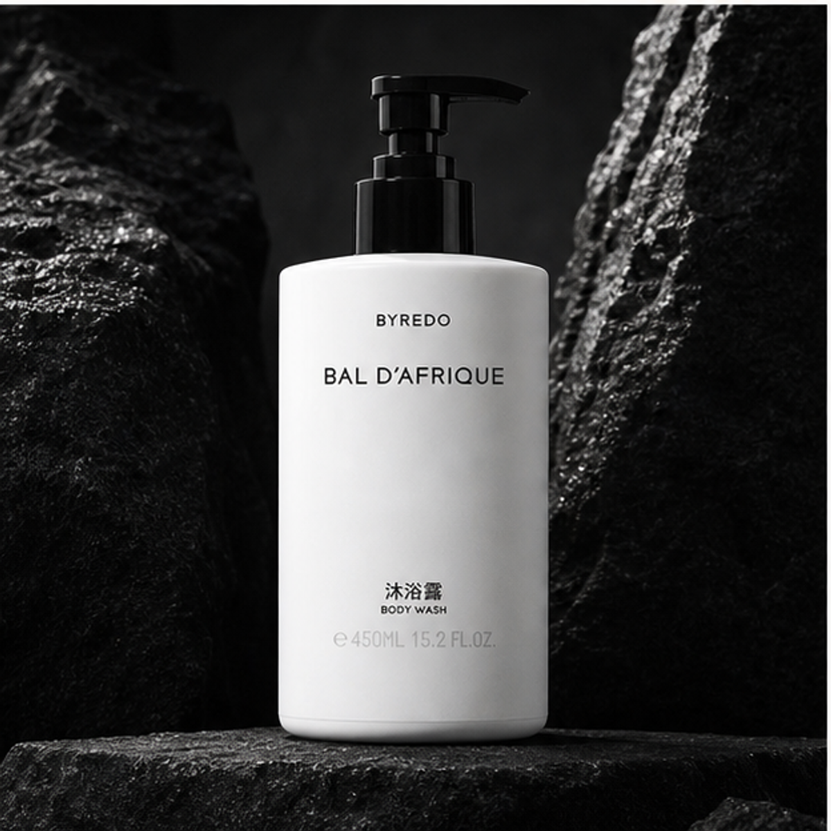 Реальный флакон геля для душа Byredo Bal d’Afrique 450 мл