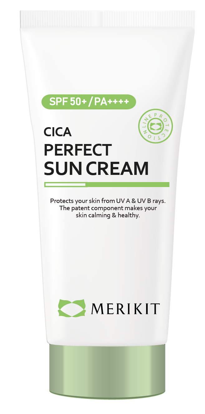 Солнцезащитный крем perfect cica Sun Cream. Cica Sun Cream SPF 50+. Merikit SPF 50. Крем Merikit Vita-c 13 Cream.